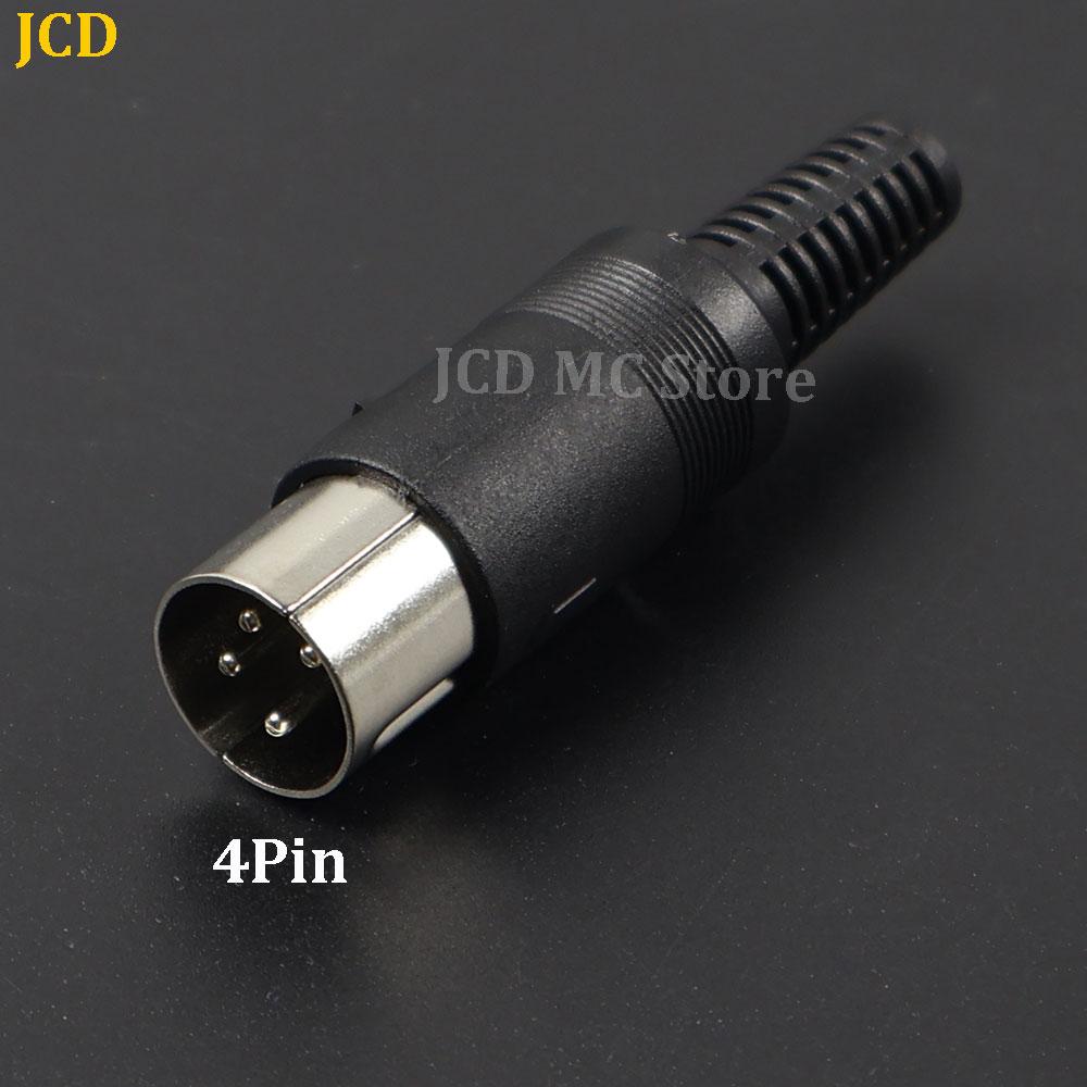 1-10pcs DIN Male/Female 3P 4P 5P 6P 7P 8Pin Plug Jack with Plastic Handle Keyboard Cable Connector Adapter For PS2