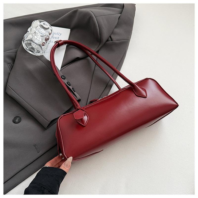 Women's bag 2 new sausage bag long handle baguette bag niche retro underarm bag women's portable shoulder bag