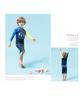 Korean Boys' Sun Protection Shark Swimsuit Set – Quick-Drying Long Sleeve