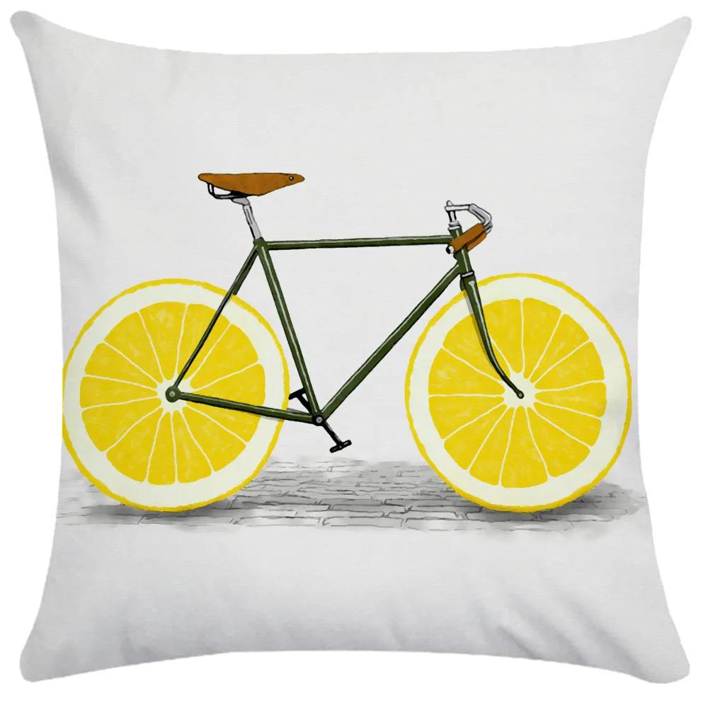 Home Decor Garden Chair Pillowcase Luxury Designer Summer Fruit  Decorative Tropical Mango