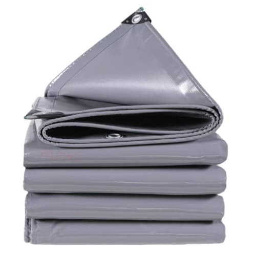 WLRHGl Heavy-Duty Tarp, 4.5 x 7m (15.5 x 26 ft), Rainproof Shelf, Outdoor Waterproof, Waterproof, UV-Resistant, Thick, Anti-Aging Plant Cover, Rain Cl