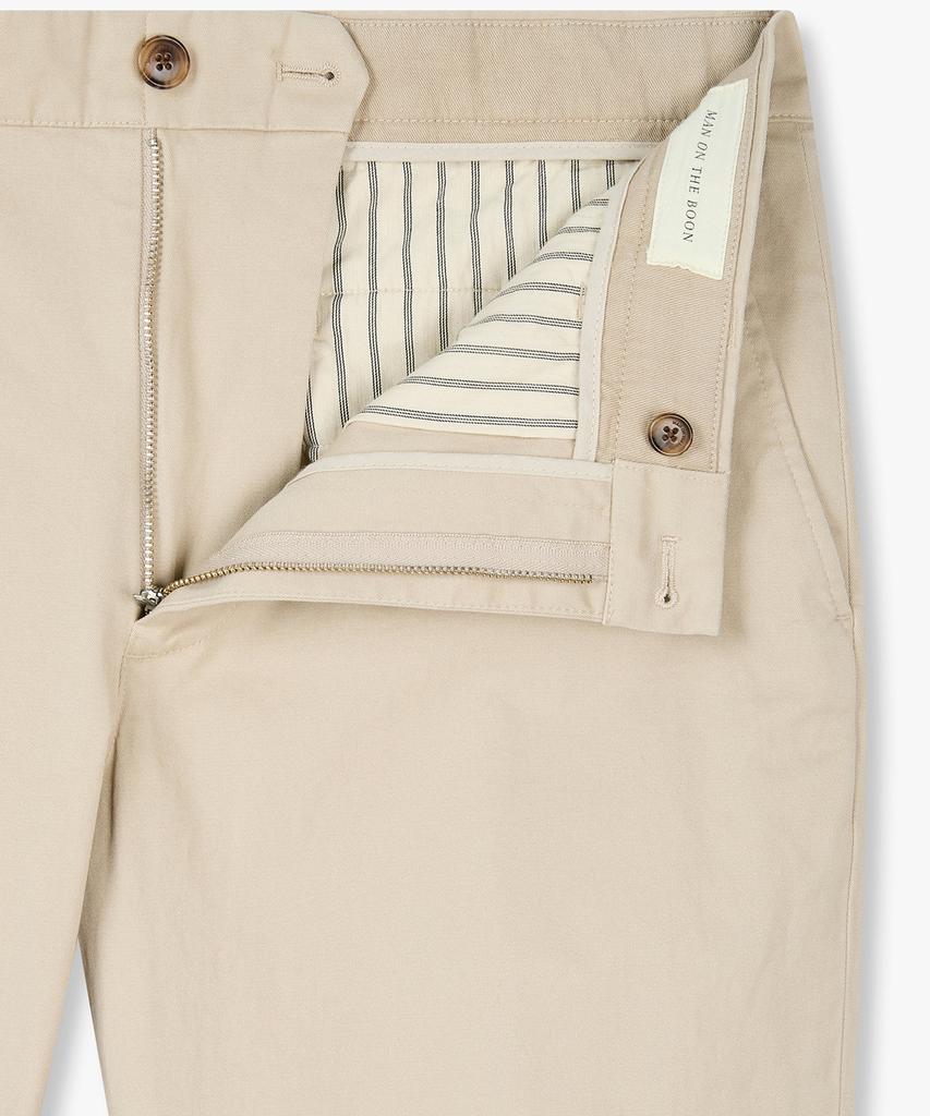 MAN ON THE BOON Straight Fit Chino Pants_Light Beige 4716104009