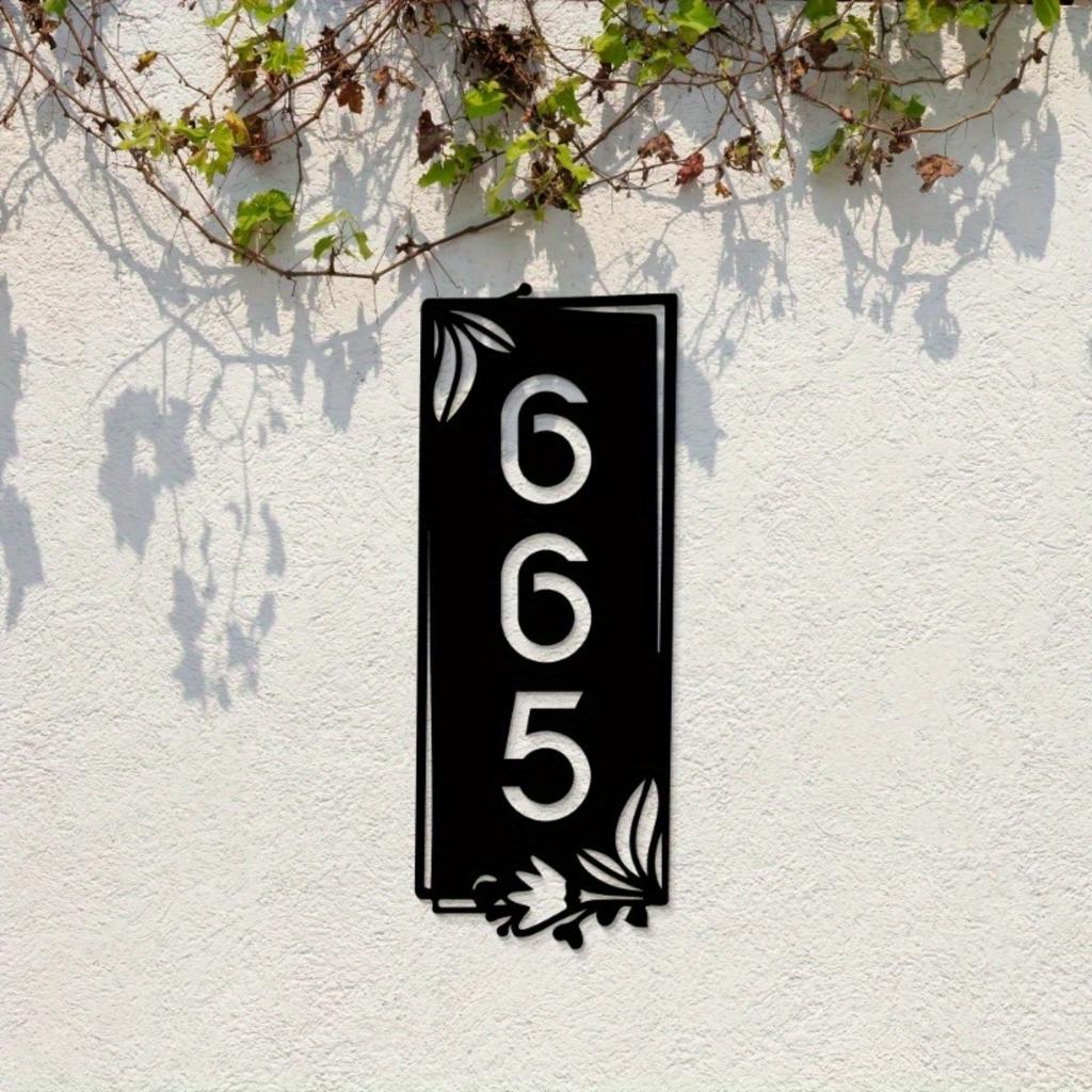 Customizable Metal Surname Sign Black Iron Wall Art Silhouette Home Decoration Hot Sale