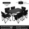 Height-Adjustable Outdoor Camping Table and Chair Set