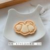 Valentine's Day Cookie Cutters Mini Cartoon Biscuit Mold Rose Flower Heart-shaped Cookie Stamps Household Pressable Baking Mold