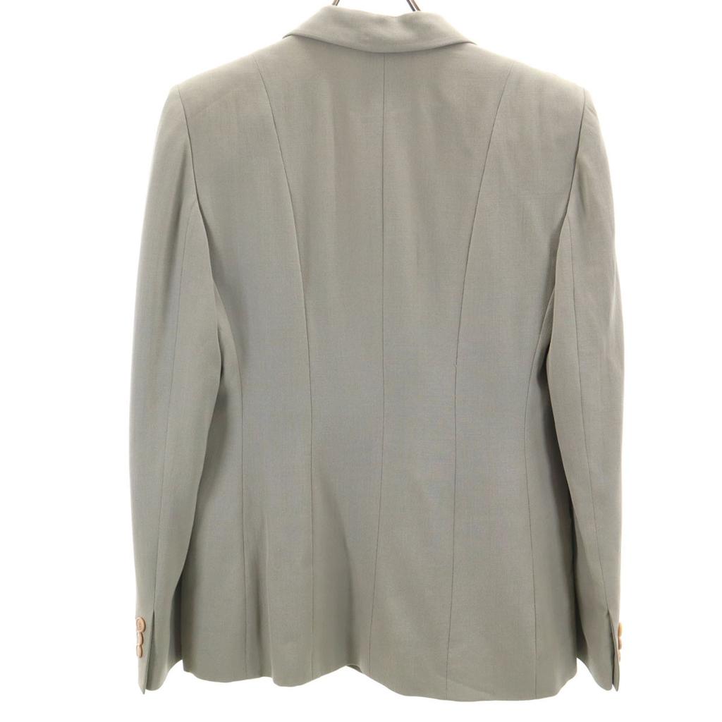 Armani Collezioni Made In Italy Tailored Jacket 40 Light Gray Women Used