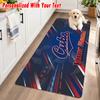 Chicago Cubs Custom Name Flannel Rug Kitchen Mat Non Slip Floor Carpet Personalized Home Decor