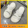 Internet Celebrities Thick-soled Heightening Soft-soled Non-slip Fashion Sandals 2025 Summer New Sweet and Lightweight Two-wear One-word Drag Women