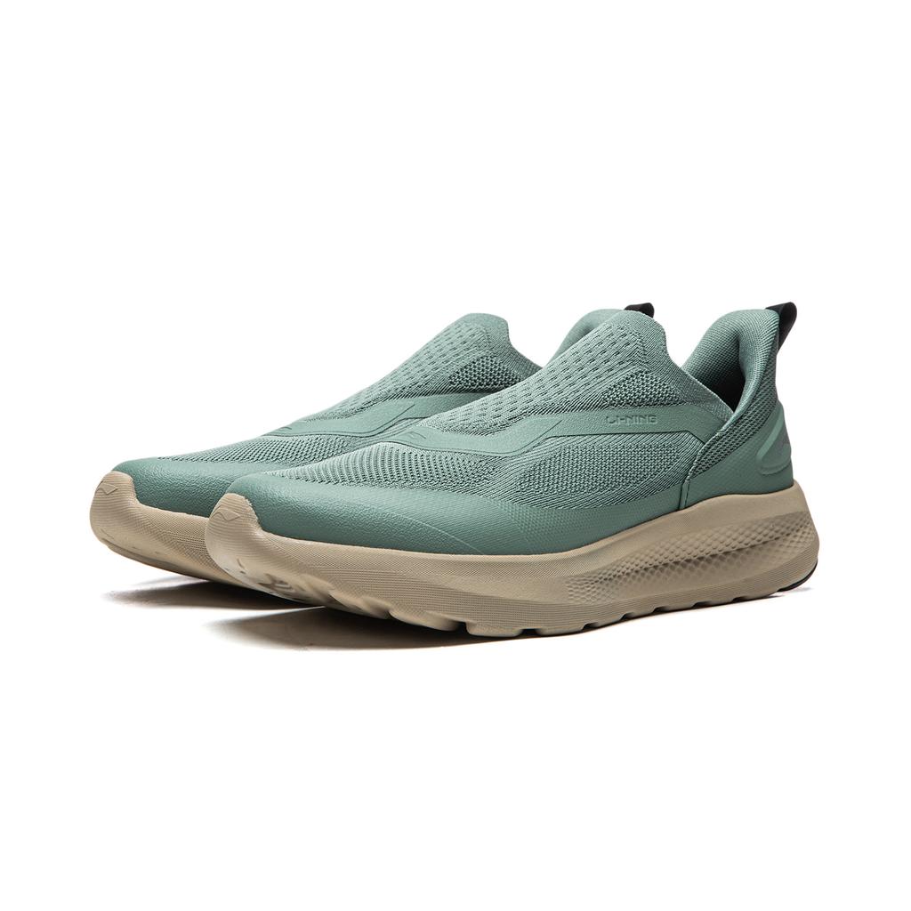 Li Ning Cloud Yi Slip On Low top Casual Shoes Men's Mountain Green AGLW055-5