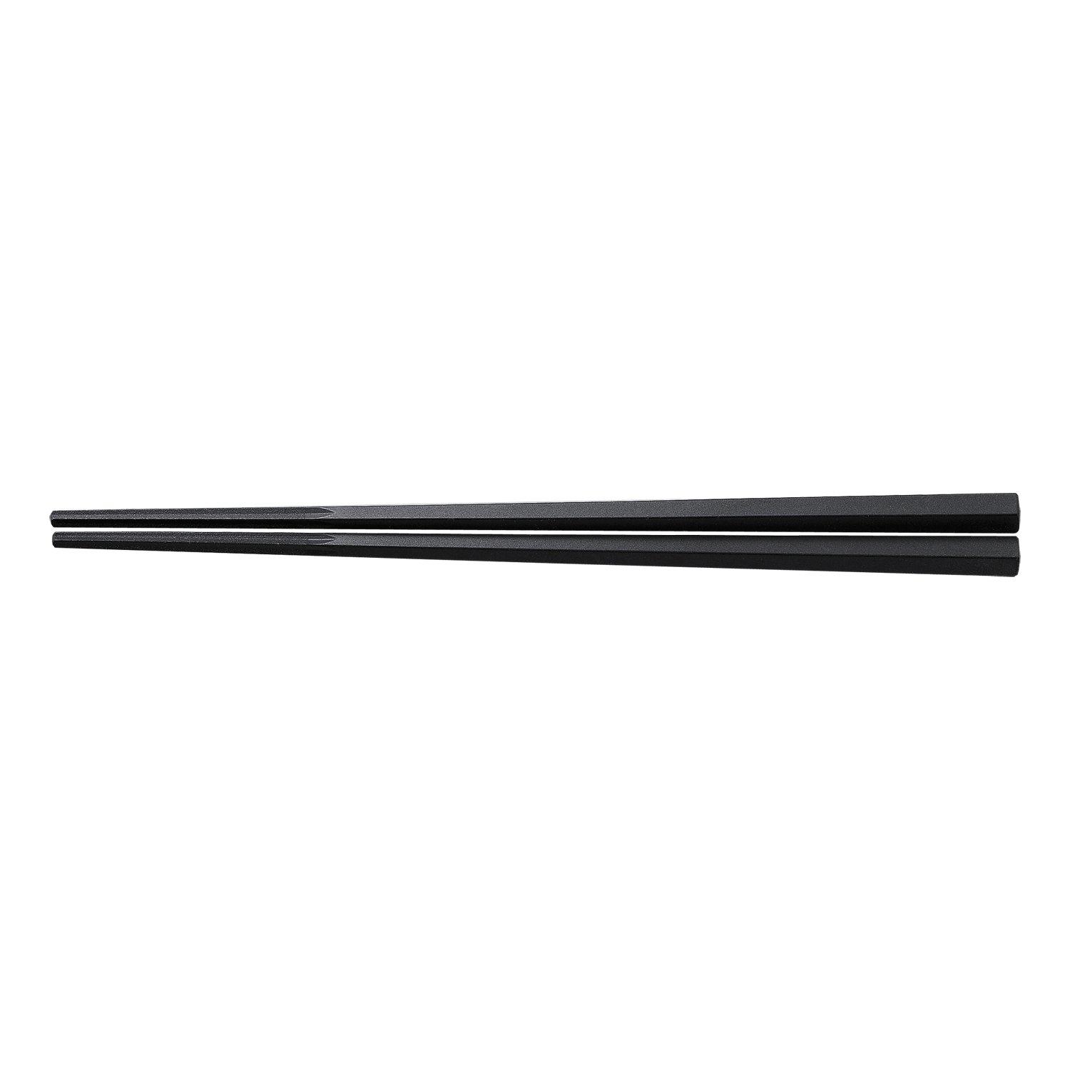 Akebono Sangyo Gurumen 19cm Chopsticks, Black, PM-084