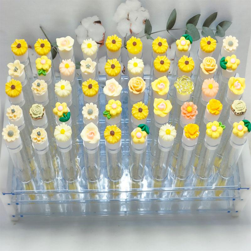 50PCS Reusable Eyelash Brush Tubes Eyebrow Brush Eyelash Wands Replaceable Dust-proof Cleaner Storage Tubes Makeup Tool