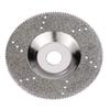 100mm 4" Inch Diamond Coated Grinding Polishing Grind Disc Saw Bit 16mm Inner Diameter Rotary Wheel Grit For Angle Grinder