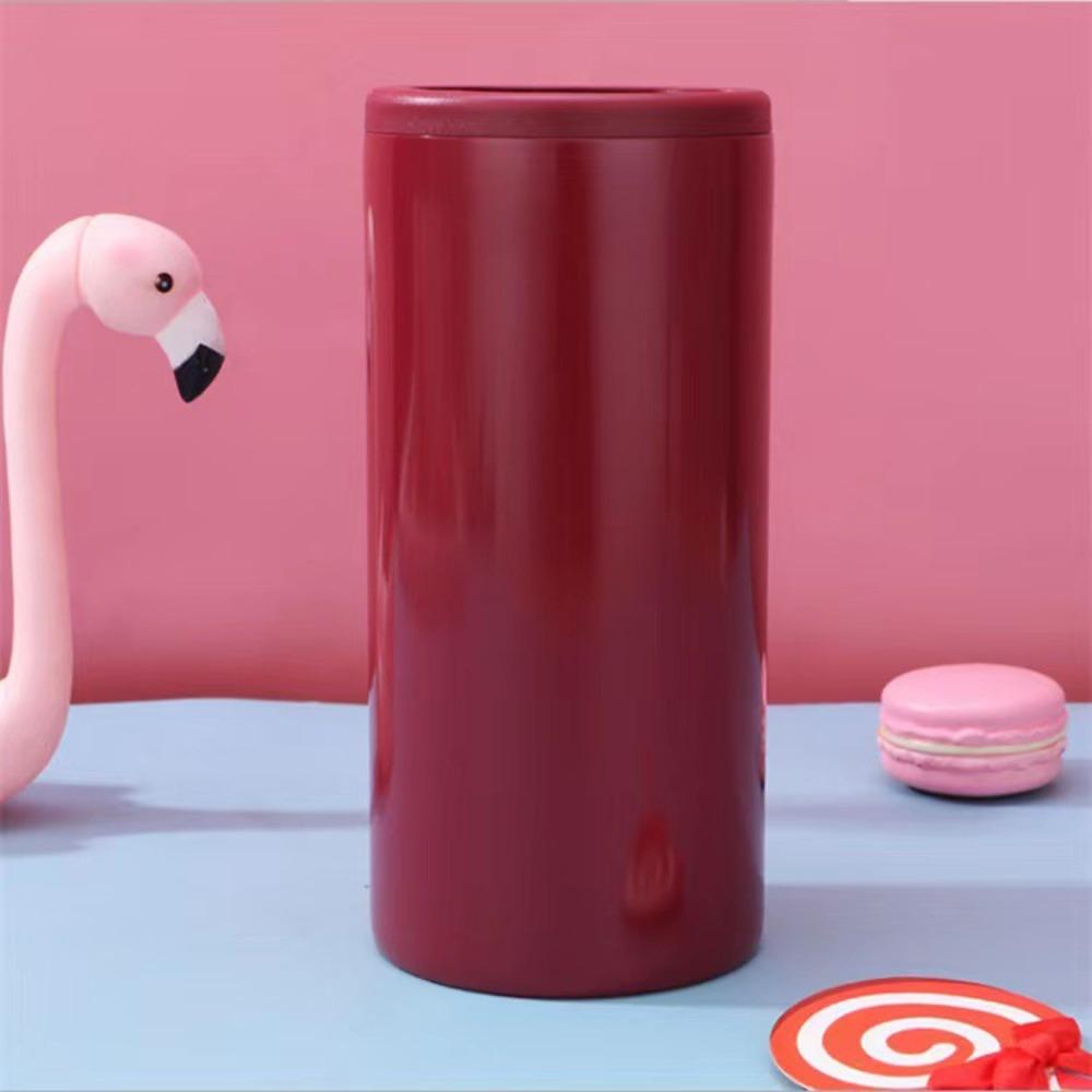 Stainless Steel Insulated Can Cooler 12 OZ Can Holder Slim Beer Cooler Outdoor