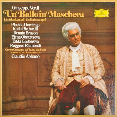 Disc LP GIUSEPPE VERDI - PLACIDO DOMINGO , - Un Ballo In Maschera = Un Bal Mascat 2740251 Deutsche Grammo 1981 Germania Muzică Clasică Folosit