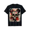 Graffiti Mouse Head Motorcycle Skull Tattoo Horror Skull T-shirt