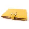Great HERMES Bifold Wallet BEAN Compact Compact wallet Epsom Leather Women Used