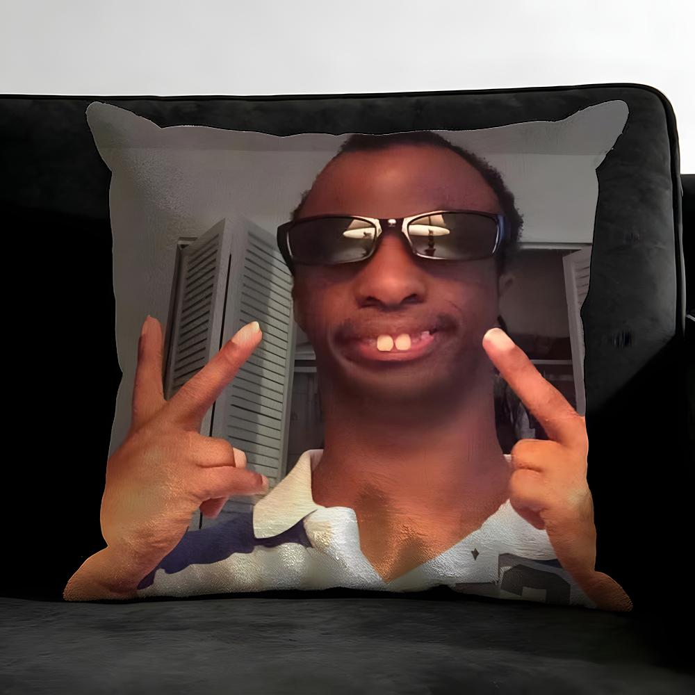 Ugly Man Funny Meme Cushion Cover Pillowcase Ultra Soft Skin Friendly Fabric Cloud Like Comfort & Concealed Zipper