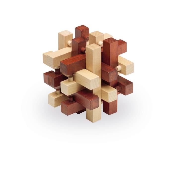 Wooden Cube Puzzle Game