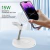3 in 1 Magnetic Wireless Charger For iPhone 15 14 13 12 Fast Charging Station For  Watch /Samsung Galaxy watch for AirPods