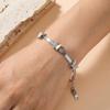 Butterfly Charm Snake Chain Bracelet Stainless Steel Animal Charm Bracelet  Daily Wear