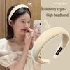 Coffee Chic Fashion Headband: Trendy Hair Accessory for High Skull Tops, Face Wash, and Bangs – Perfect for Women's Outings