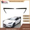 2019-IN Tesla Model 3 C Style Carbon Fiber Front Air Intake Bumper Canards