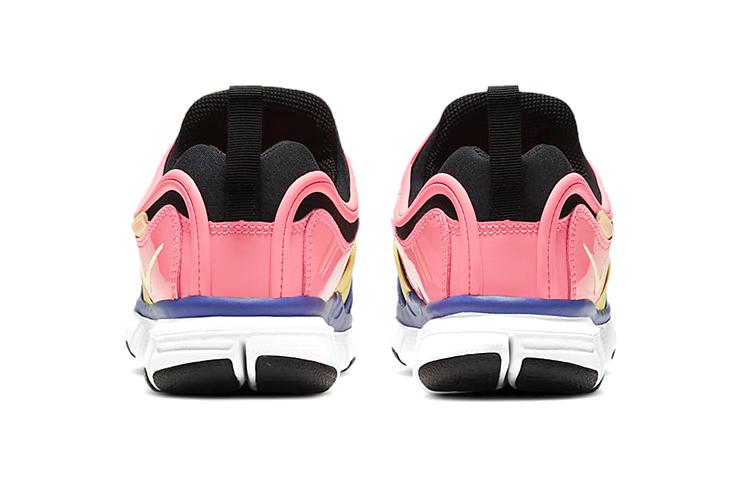 Nike Dynamo Free Comfortable And Trendy Abrasion Resistant Low top Kids Lifestyle Shoes Pink Blue Yellow 343738-025