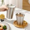 Single-layer Stainless Steel Outdoor Camping Beer Cups Large-capacity Water Cups Curling Cups Milk Tea Coffee Cups