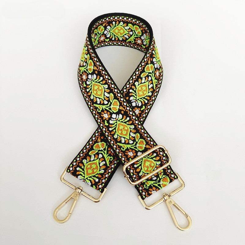 

New Versatile Ethnic Style Wide Shoulder Strap Accessories Single Shoulder Diagonal Strap Adjustable Women s Bag Strap Fashion