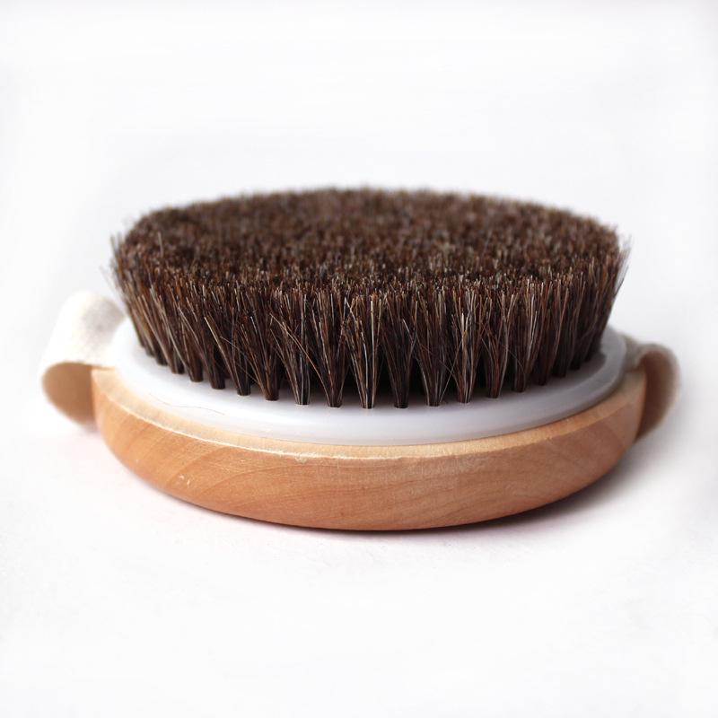 

Ицзяньцзя Массажная щетка для тела из массива дерева и конского волоса