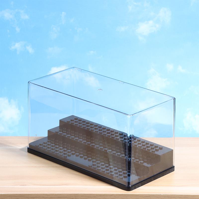 2/1Pcs Acrylic Minifigures Display Case Stackable And Dustproof Building Block Display Box For Action Figure Toys Storage