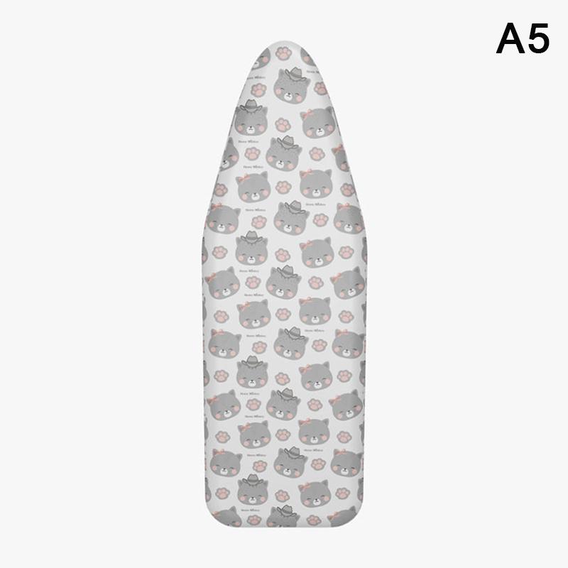 כיסוי לוח גיהוץ עמיד, עמיד בחום, דקורטיבי, עם עיצוב פרחים וחיות. אביזרי כביסה אוניברסליים