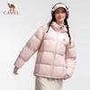 Camel Unisex 600-Fill Short Puffer Down Jacket