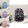 Cartoon Hello Kitty Nylon Student Backpack For Girls With Lightweight Design And Large Capacity For School And Travel