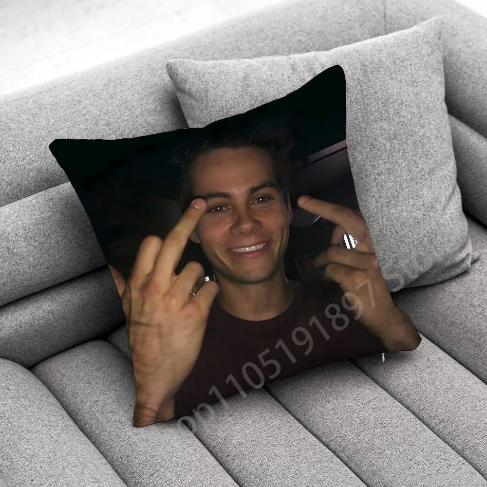 

D-Dylan OBrien America Throw Pillow Case For 45*45cm 40cm 55cm 50cm 30cm Square Car Pillowcase Shell 30cmx30cm