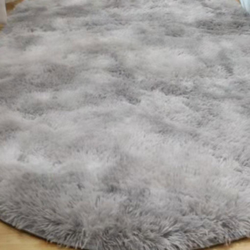 Small Fluffy Rug For Bedroom Children S Play Area Hall Or Study Room Long Haired Tie Dye Blanket
