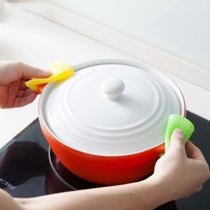 2Pcs Multifunctional Silicone Wraps Seal Cover Stretch Cling Film Food Fresh Keep For Refrigerator K