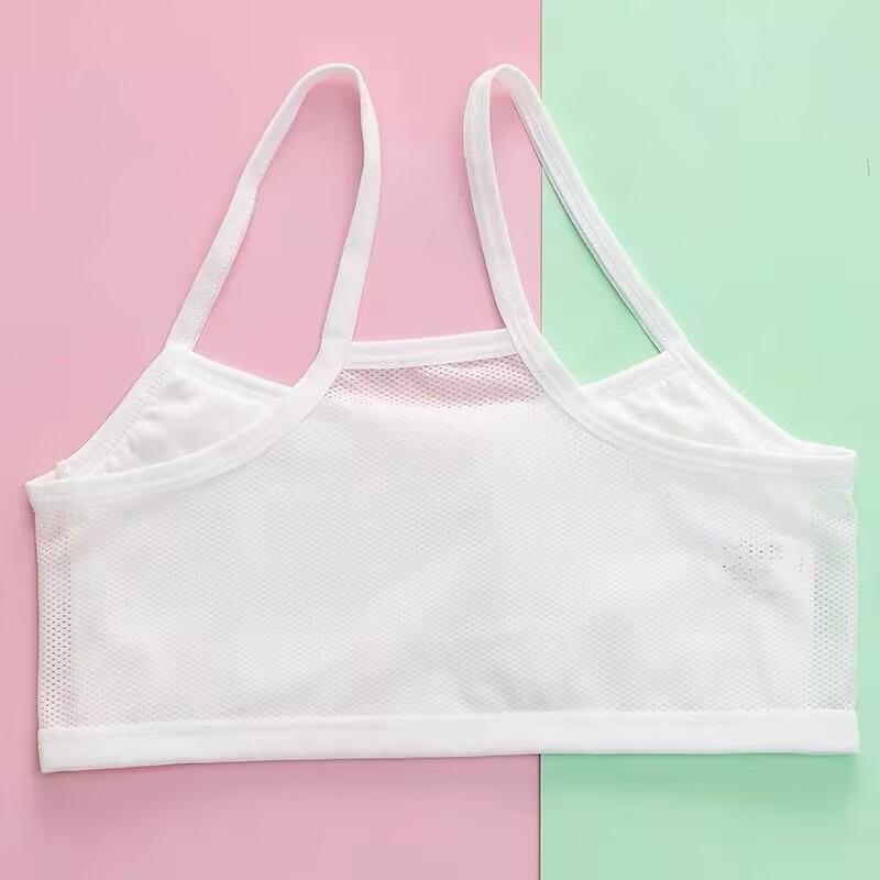 Girl  Cotton Sport Training Bra Kids Underwear Vest Crop Top