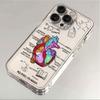Cardiac anatomy structure Soft Phone Case for iPhone 17 16 15 14 13 12 11 Pro Max 7 8 Plus Air Mini 16E ProMax Case