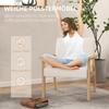 Upholstered Armchair with Armrests, Dining Chair In Linen Look, Solid Wood Frame, 64 X 70 X 72 Cm, Cream