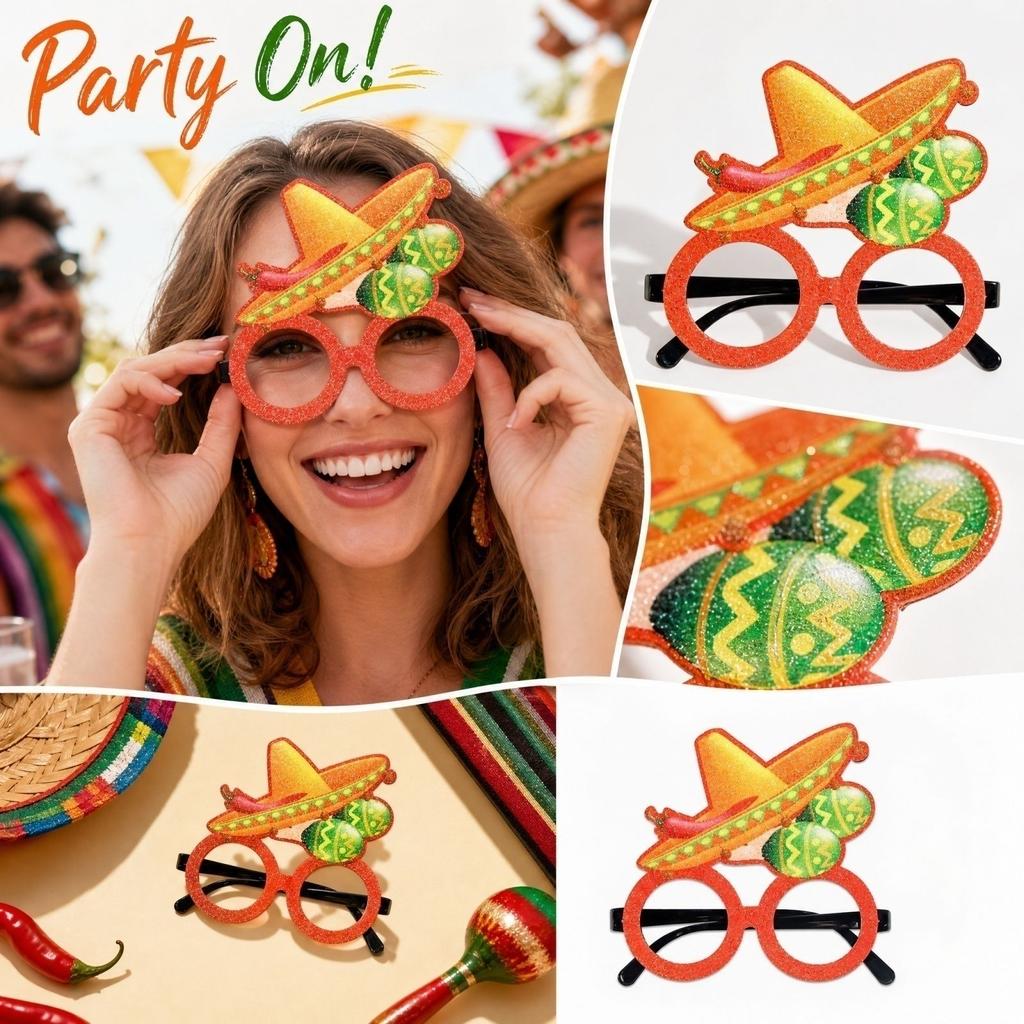 Funny Novelty Glasses for Photo Booth Props Party Costume and Halloween
