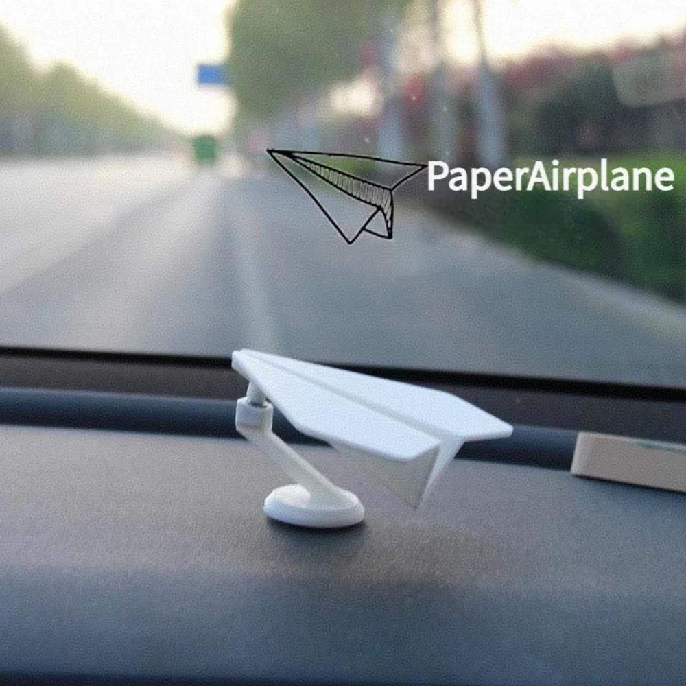 

Unique Auto Turning Airplane Model Decor Car Dashboard Airplane Drift Rotating Ornaments Car Interior Center Console Decoration белый