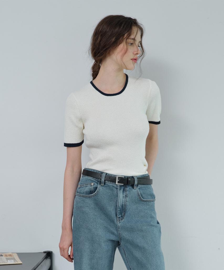 JUCYJUDY Boucle Short Sleeve Knit Jzkt021F