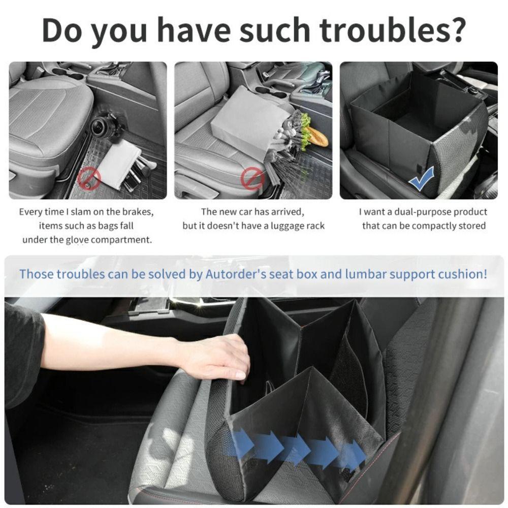 30L Capacity Foldable Car Storage Organizer Large Capacity Trunk Organizer  RV Interior