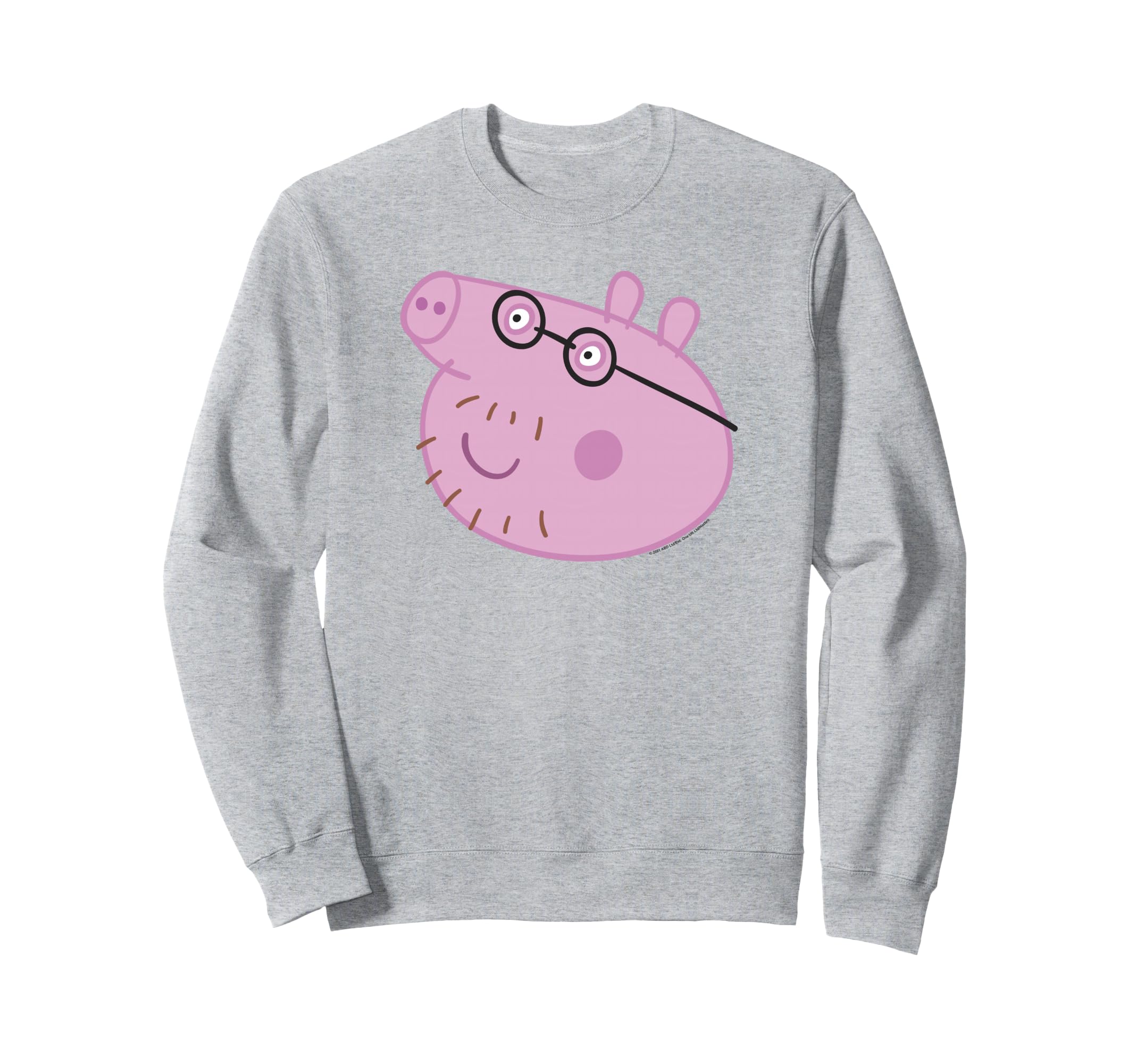 Peppa Pig Happy Daddy Pig Big Face Sweatshirt