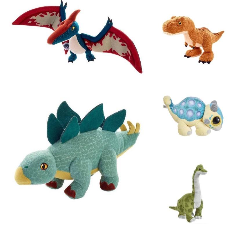 Cute And Soft Jurassic Dinosaur Plush Toys Available In Five Different Species!