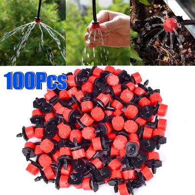 Einstellbare Bewässerungstropfer 8-Loch-Sprinkler-Emitter Garten-Mikro-Tropfbewässerungssystem Balkon-Garten-Bewässerungsdüse