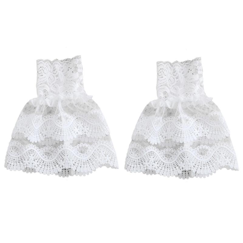 Breathable Lace Detachable Sleeve Wrist Cuffs Sleeves Multipurpose Arm Covers For Office Women Formal Event Daily Outfit