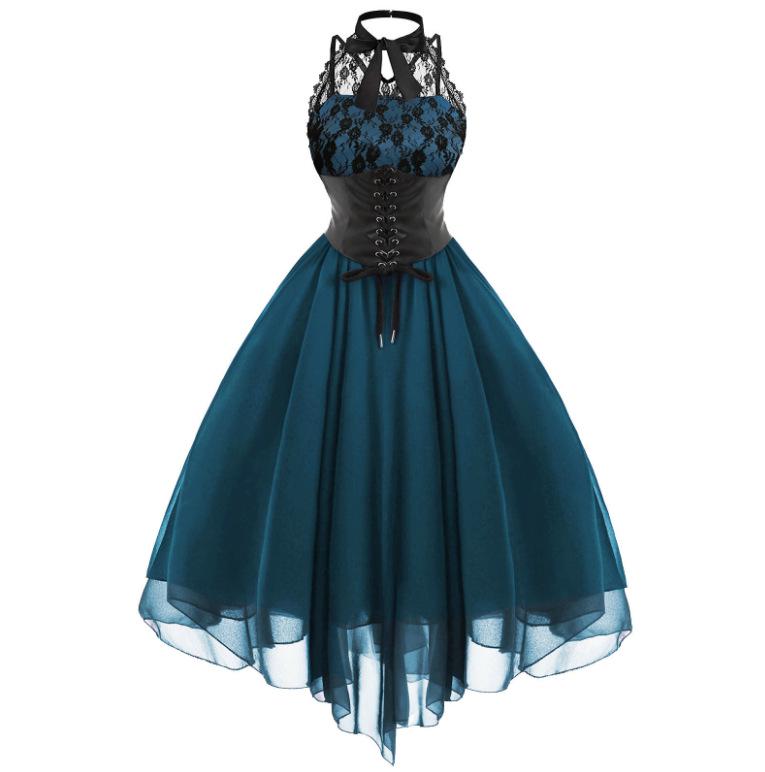 2018 European & American Chiffon Lace Dress - Sexy, Popular Style