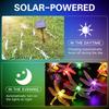 Dragonfly LED Solar String Lights Waterproof Colorful Decorative Lamp Outdoor Garden Balcony Patio Night Landscape Lighting